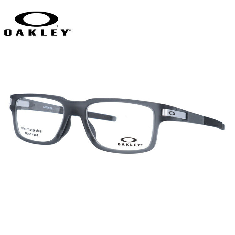 オークリー 眼鏡 フレーム OAKLEY メガネ LATCH EX ラッチEX OX8115-0252 52 TrueBridge(4種ノーズパッド付) スクエア型 スポーツ メンズ レディース 度付き 度なし 伊達 ダテ めがね 老眼鏡 サングラス ラッピング無料
