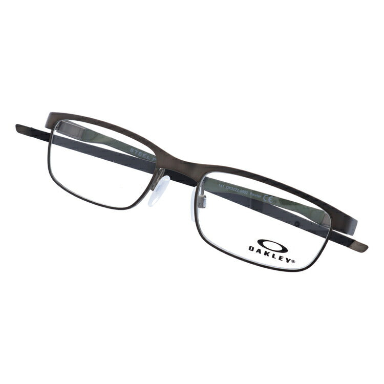 オークリー 眼鏡 フレーム OAKLEY メガネ STEEL PLATE スチールプレート OX3222-0552 52 レギュラーフィット(調整可能ノーズパッド) スクエア型 メンズ レディース 度付き 度なし 伊達 ダテ めがね 老眼鏡 サングラス ラッピング無料
