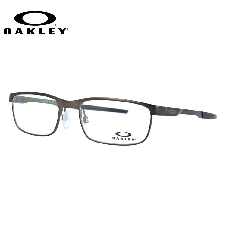 オークリー 眼鏡 フレーム OAKLEY メガネ STEEL PLATE スチールプレート OX3222-0554 54 レギュラーフィット(調整可能ノーズパッド) スクエア型 メンズ レディース 度付き 度なし 伊達 ダテ めがね 老眼鏡 サングラス ラッピング無料