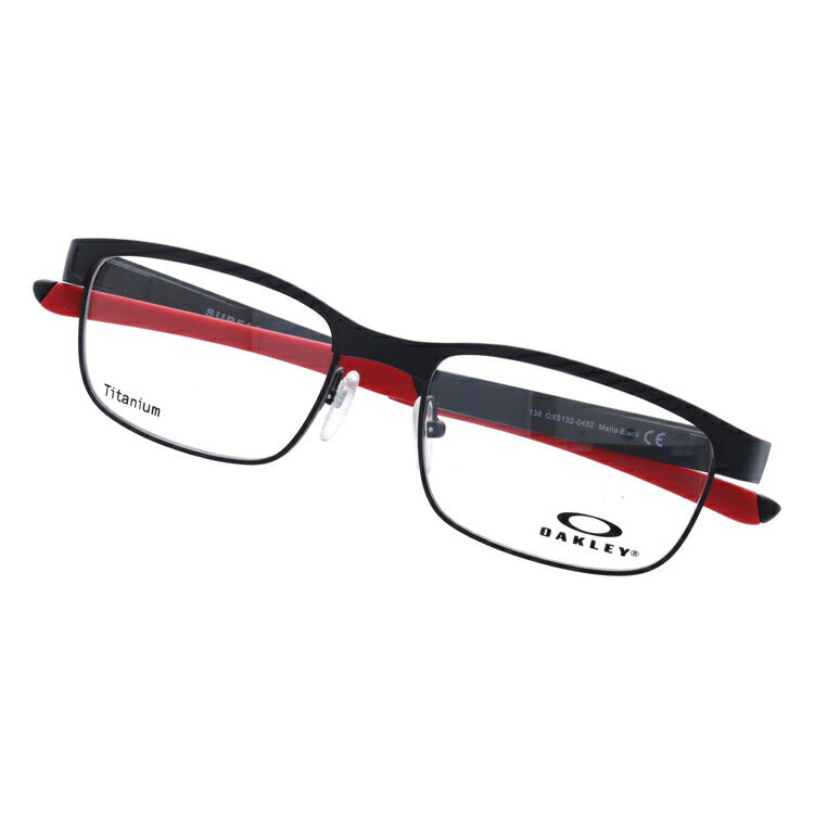 オークリー 眼鏡 フレーム OAKLEY メガネ SURFACE PLATE サーフェスプレート OX5132-0452 52 レギュラーフィット(調整可能ノーズパッド) ブロー型 メンズ レディース 度付き 度なし 伊達 ダテ めがね 老眼鏡 サングラス ラッピング無料