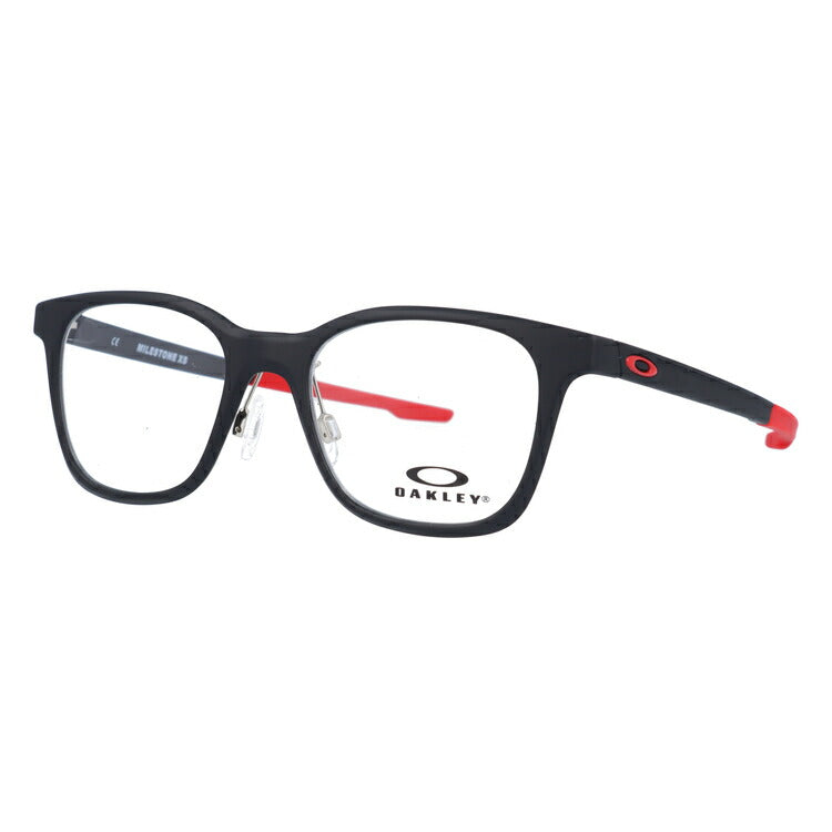 【キッズ・ジュニア用】オークリー 眼鏡 フレーム OAKLEY メガネ MILESTONE XS マイルストーンXS OY8004-0445 45 レギュラーフィット(調整可能ノーズパッド) ウェリントン型 子供 ユース 度付き 度なし 伊達 ダテ めがね 老眼鏡 ラッピング無料