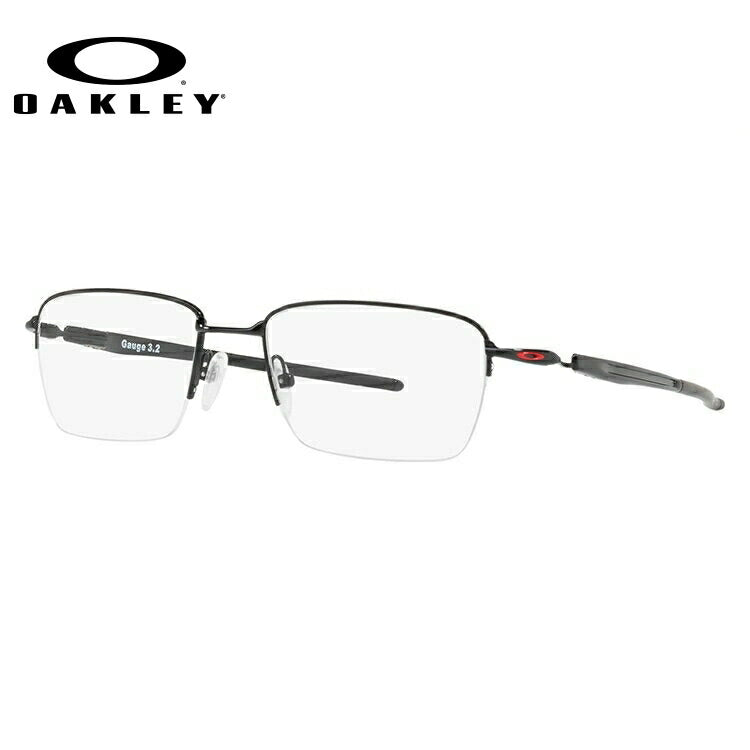 オークリー 眼鏡 フレーム OAKLEY メガネ GAUGE 3.2 BLADE ガレージ3.2ブレード OX5128-0452 52 レギュラーフィット(調整可能ノーズパッド) スクエア型 メンズ レディース 度付き 度なし 伊達 ダテ めがね 老眼鏡 サングラス ラッピング無料
