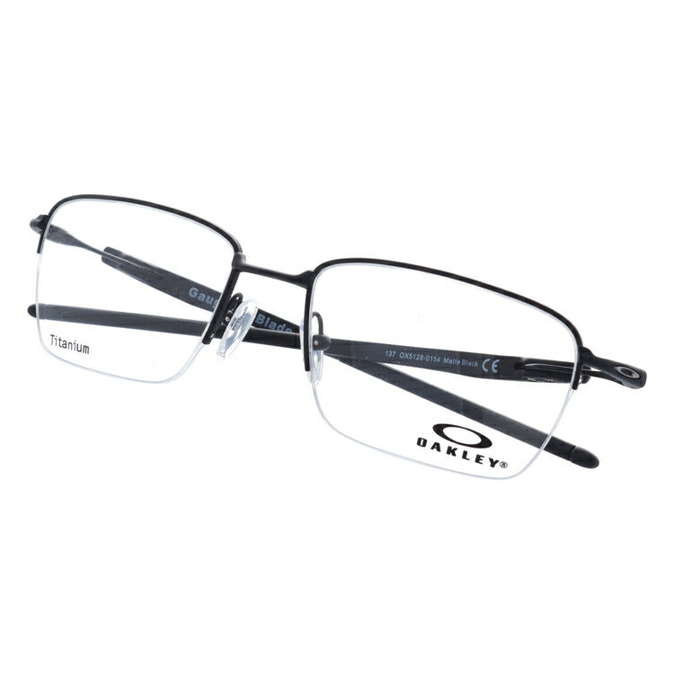 オークリー 眼鏡 フレーム OAKLEY メガネ GAUGE 3.2 BLADE ガレージ3.2ブレード OX5128-0154 54 レギュラーフィット(調整可能ノーズパッド) スクエア型 メンズ レディース 度付き 度なし 伊達 ダテ めがね 老眼鏡 サングラス
