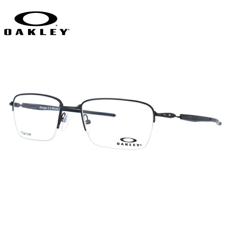 オークリー 眼鏡 フレーム OAKLEY メガネ GAUGE 3.2 BLADE ガレージ3.2ブレード OX5128-0152 52 レギュラーフィット(調整可能ノーズパッド) スクエア型 メンズ レディース 度付き 度なし 伊達 ダテ めがね 老眼鏡 サングラス ラッピング無料