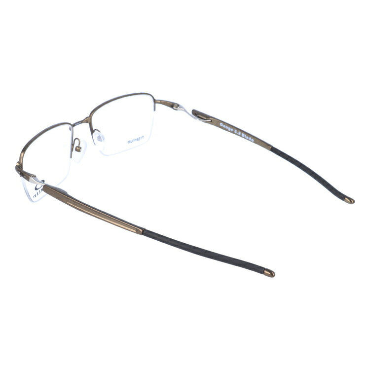 オークリー 眼鏡 フレーム OAKLEY メガネ GAUGE 3.2 BLADE ガレージ3.2ブレード OX5128-0252 52 レギュラーフィット(調整可能ノーズパッド) スクエア型 メンズ レディース 度付き 度なし 伊達 ダテ めがね 老眼鏡 サングラス
