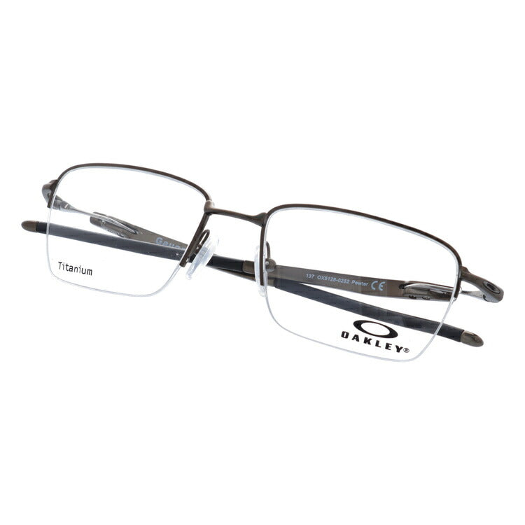 オークリー 眼鏡 フレーム OAKLEY メガネ GAUGE 3.2 BLADE ガレージ3.2ブレード OX5128-0252 52 レギュラーフィット(調整可能ノーズパッド) スクエア型 メンズ レディース 度付き 度なし 伊達 ダテ めがね 老眼鏡 サングラス