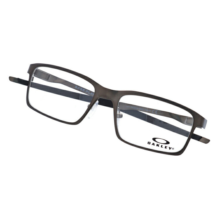 オークリー 眼鏡 フレーム OAKLEY メガネ BASE PLANE ベースプレーン OX3232-0252 52 レギュラーフィット(調整可能ノーズパッド) スクエア型 メンズ レディース 度付き 度なし 伊達 ダテ めがね 老眼鏡 サングラス ラッピング無料