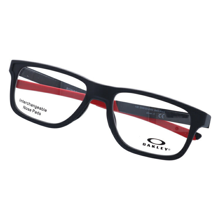 オークリー 眼鏡 フレーム OAKLEY メガネ SUNDER サンダー OX8123-0353 53 TrueBridge(4種ノーズパッド付) スクエア型 スポーツ メンズ レディース 度付き 度なし 伊達 ダテ めがね 老眼鏡 サングラス ラッピング無料