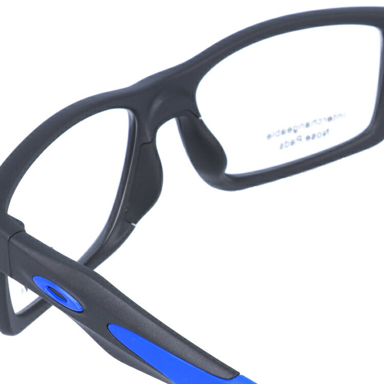 オークリー 眼鏡 フレーム OAKLEY メガネ CROSSLINK MNP クロスリンクMNP OX8141-0756 56 TrueBridge(4種ノーズパッド付) スクエア型 スポーツ メンズ レディース 度付き 度なし 伊達 ダテ めがね 老眼鏡 サングラス ラッピング無料