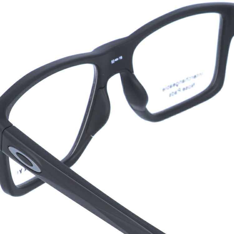 オークリー 眼鏡 フレーム OAKLEY メガネ CHAMFER SQUARED シャンファースクエア OX8143-0152 52 TrueBridge(4種ノーズパッド付) スクエア型 スポーツ メンズ レディース 度付き 度なし 伊達 ダテ めがね 老眼鏡 サングラス ラッピング無料