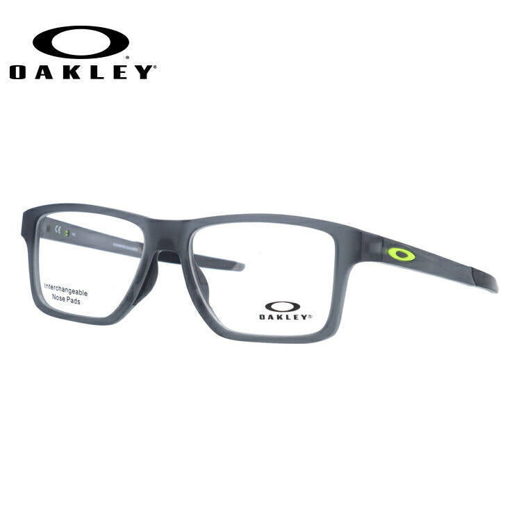 オークリー 眼鏡 フレーム OAKLEY メガネ CHAMFER SQUARED シャンファースクエア OX8143-0252 52 TrueBridge(4種ノーズパッド付) スクエア型 スポーツ メンズ レディース 度付き 度なし 伊達 ダテ めがね 老眼鏡 サングラス ラッピング無料