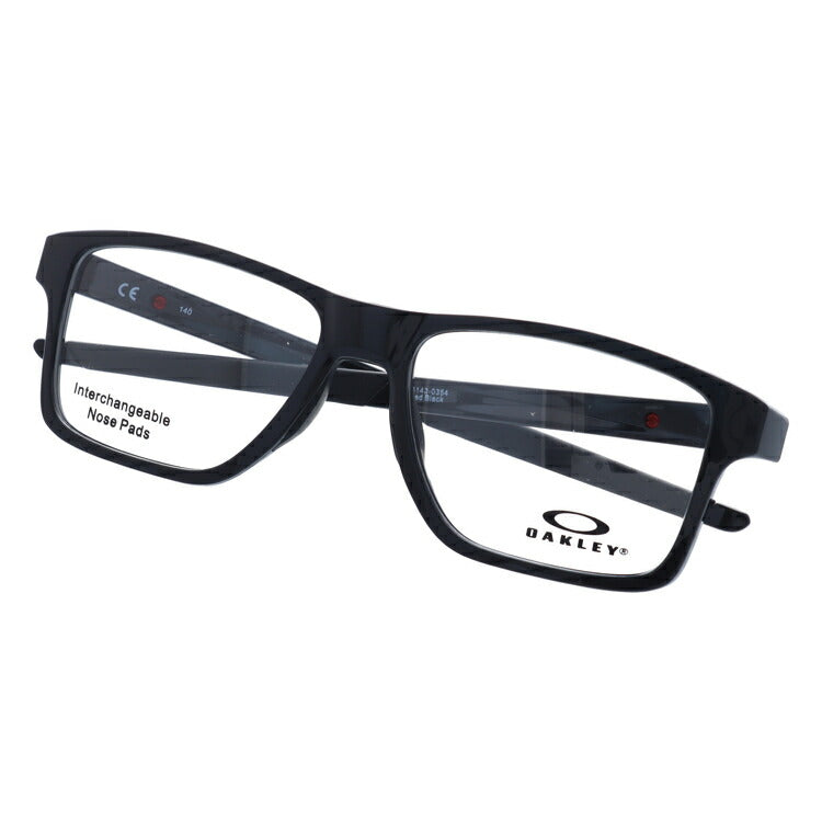 オークリー 眼鏡 フレーム OAKLEY メガネ CHAMFER SQUARED シャンファースクエア OX8143-0354 54 TrueBridge(4種ノーズパッド付) スクエア型 スポーツ メンズ レディース 度付き 度なし 伊達 ダテ めがね 老眼鏡 サングラス ラッピング無料