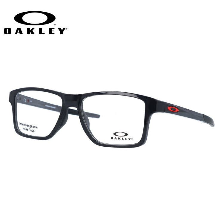 オークリー 眼鏡 フレーム OAKLEY メガネ CHAMFER SQUARED シャンファースクエア OX8143-0354 54 TrueBridge(4種ノーズパッド付) スクエア型 スポーツ メンズ レディース 度付き 度なし 伊達 ダテ めがね 老眼鏡 サングラス ラッピング無料