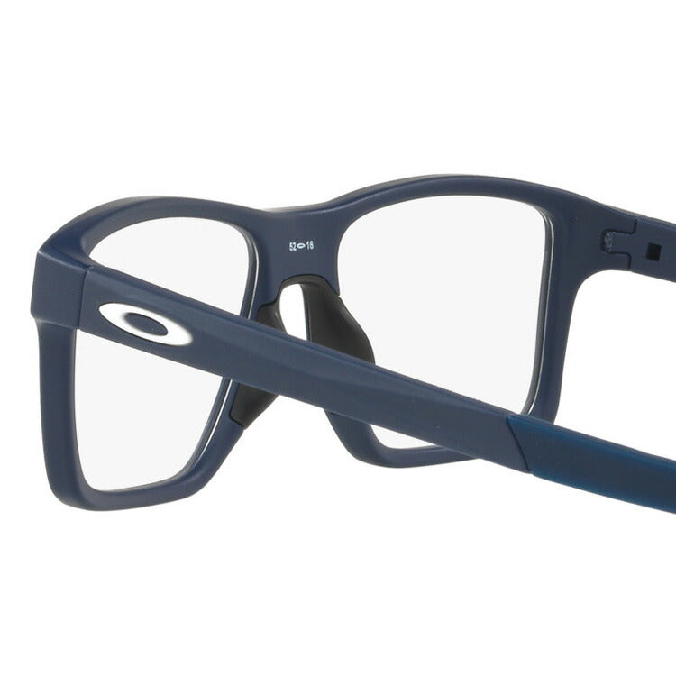 オークリー 眼鏡 フレーム OAKLEY メガネ CHAMFER SQUARED シャンファースクエア OX8143-0452 52 TrueBridge(4種ノーズパッド付) スクエア型 スポーツ メンズ レディース 度付き 度なし 伊達 ダテ めがね 老眼鏡 サングラス ラッピング無料