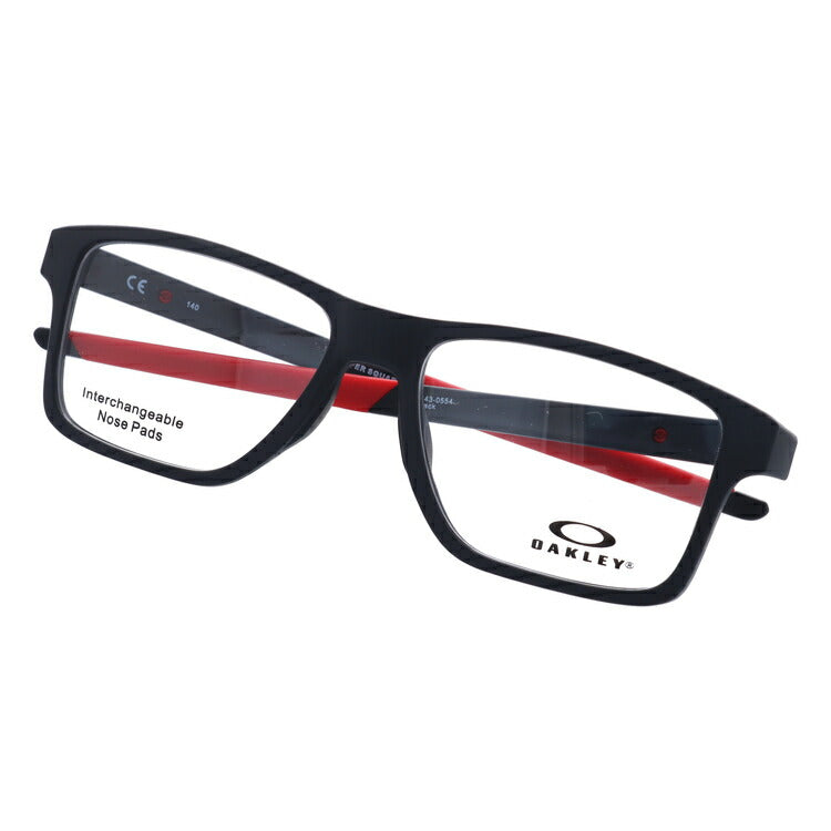 オークリー 眼鏡 フレーム OAKLEY メガネ CHAMFER SQUARED シャンファースクエア OX8143-0554 54 TrueBridge(4種ノーズパッド付) スクエア型 スポーツ メンズ レディース 度付き 度なし 伊達 ダテ めがね 老眼鏡 サングラス ラッピング無料
