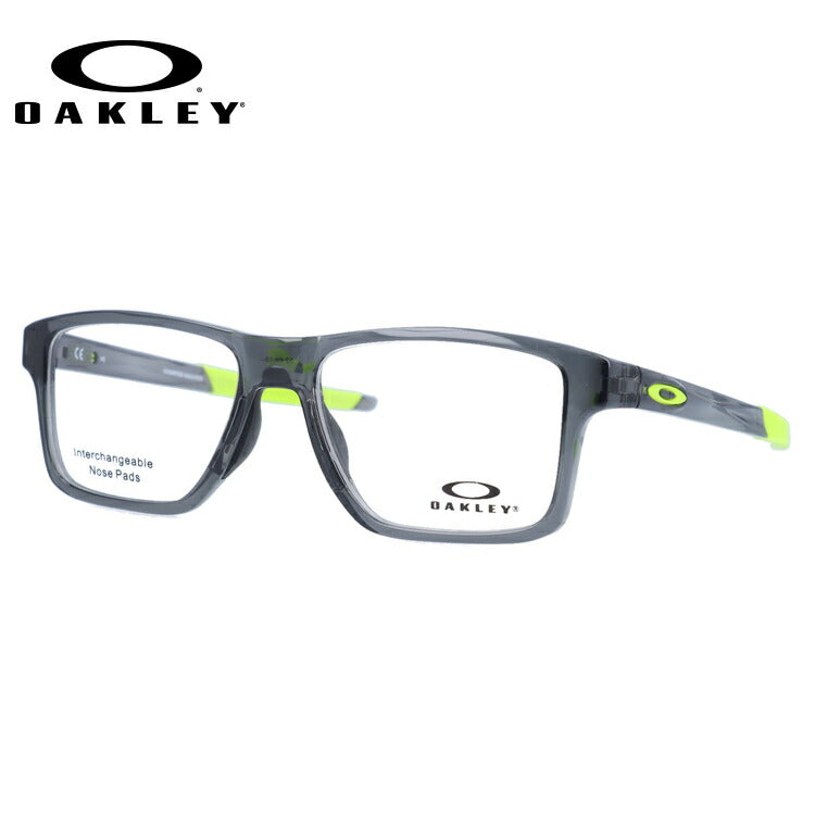 オークリー 眼鏡 フレーム OAKLEY メガネ CHAMFER SQUARED シャンファースクエア OX8143-0652 52 TrueBridge(4種ノーズパッド付) スクエア型 スポーツ メンズ レディース 度付き 度なし 伊達 ダテ めがね 老眼鏡 サングラス ラッピング無料