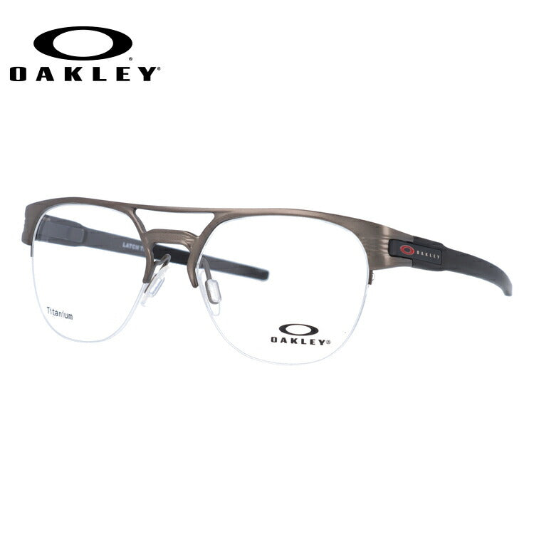 オークリー 眼鏡 フレーム OAKLEY メガネ LATCH KEY TI ラッチキーTI OX5134-0452 52 レギュラーフィット(調整可能ノーズパッド) サーモント型/ブロー型 メンズ レディース 度付き 度なし 伊達 ダテ めがね 老眼鏡 サングラス
