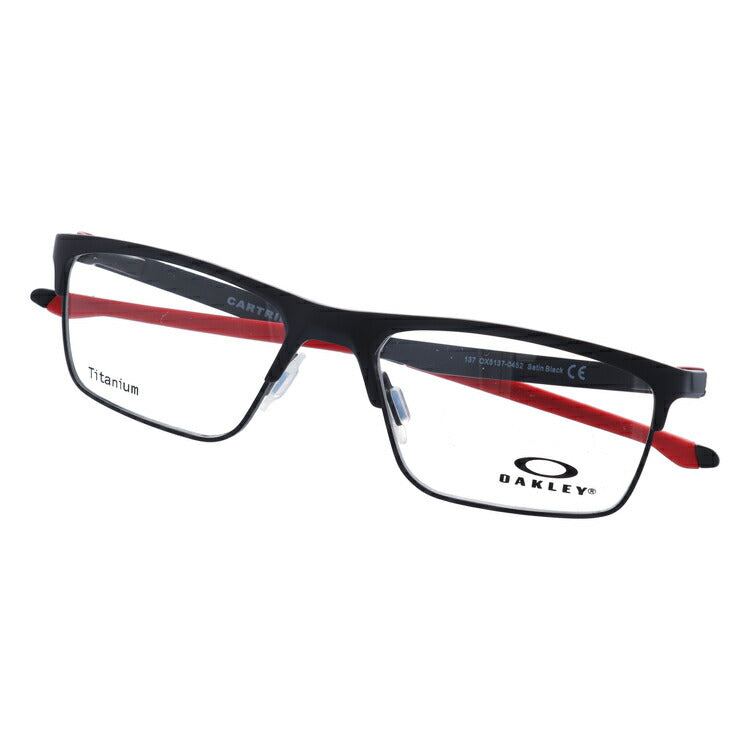 オークリー 眼鏡 フレーム OAKLEY メガネ CARTRIDGE カートリッジ OX5137-0452 52 レギュラーフィット(調整可能ノーズパッド) スクエア型 メンズ レディース 度付き 度なし 伊達 ダテ めがね 老眼鏡 サングラス ラッピング無料
