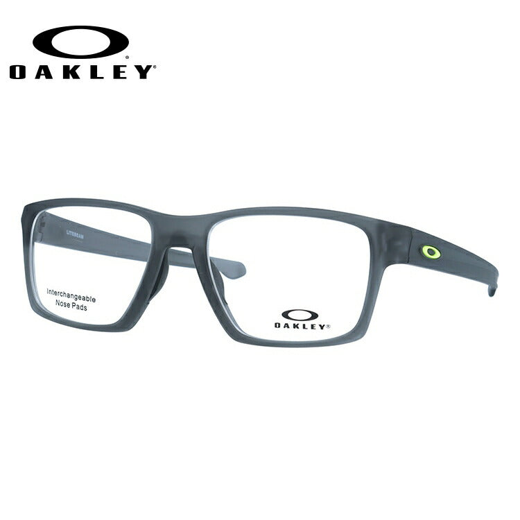 オークリー 眼鏡 フレーム OAKLEY メガネ LIGHTBEAM ライトビーム OX8140-0255 55 TrueBridge(4種ノーズパッド付) スクエア型 スポーツ メンズ レディース 度付き 度なし 伊達 ダテ めがね 老眼鏡 サングラス ラッピング無料