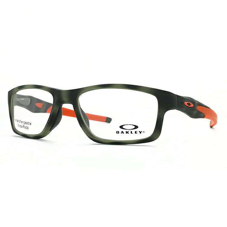 オークリー 眼鏡 フレーム OAKLEY メガネ CROSSLINK MNP クロスリンクMNP OX8090-0753 53 TrueBridge(4種ノーズパッド付) スクエア型 スポーツ メンズ レディース 度付き 度なし 伊達 ダテ めがね 老眼鏡 サングラス ラッピング無料