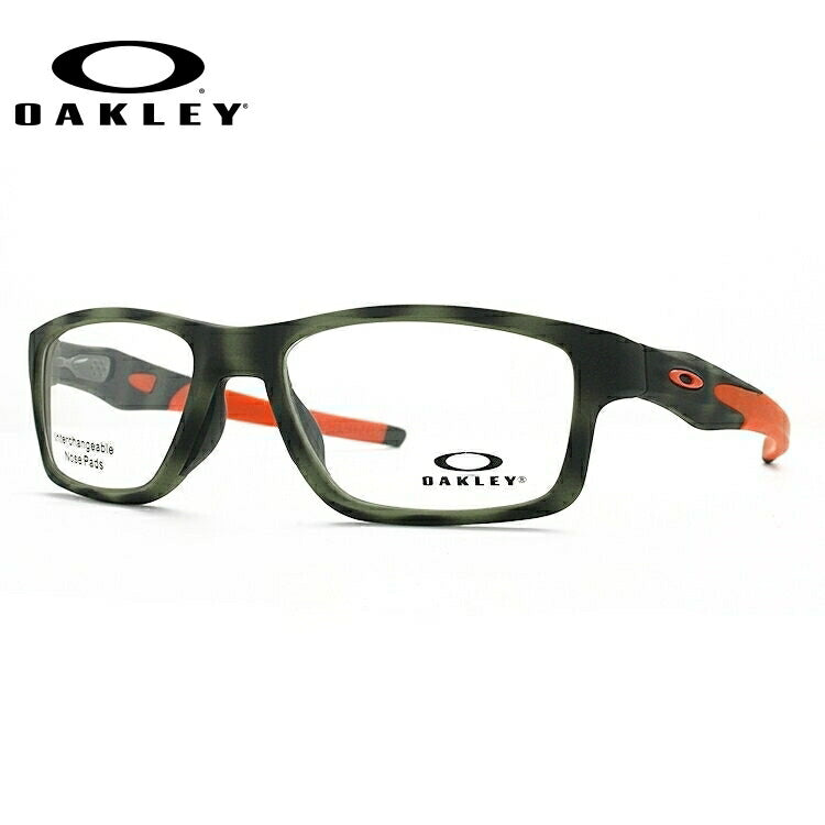 オークリー 眼鏡 フレーム OAKLEY メガネ CROSSLINK MNP クロスリンクMNP OX8090-0753 53 TrueBridge(4種ノーズパッド付) スクエア型 スポーツ メンズ レディース 度付き 度なし 伊達 ダテ めがね 老眼鏡 サングラス ラッピング無料