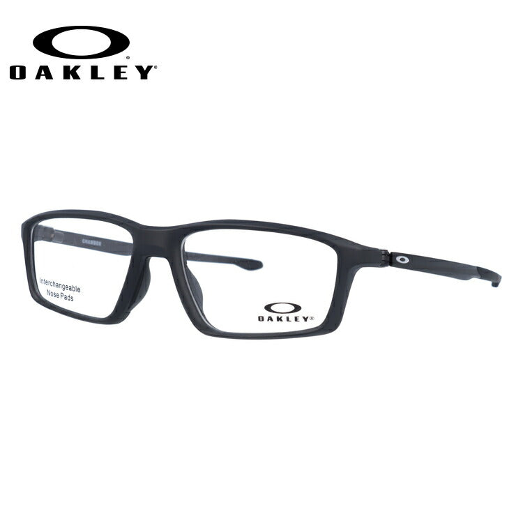 オークリー 眼鏡 フレーム OAKLEY メガネ CHAMBER チェンバー OX8138-0153 53 TrueBridge(4種ノーズパッド付) スクエア型 スポーツ メンズ レディース 度付き 度なし 伊達 ダテ めがね 老眼鏡 サングラス ラッピング無料