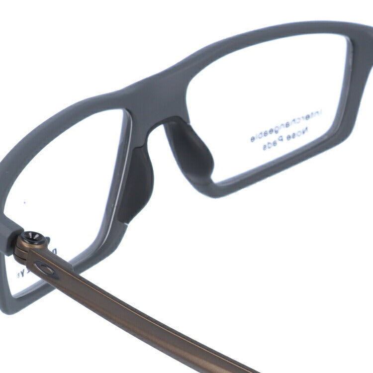 オークリー 眼鏡 フレーム OAKLEY メガネ CHAMBER チェンバー OX8138-0255 55 TrueBridge(4種ノーズパッド付) スクエア型 スポーツ メンズ レディース 度付き 度なし 伊達 ダテ めがね 老眼鏡 サングラス ラッピング無料