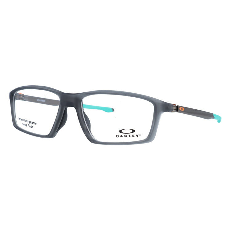 オークリー 眼鏡 フレーム OAKLEY メガネ CHAMBER チェンバー OX8138-0455 55 TrueBridge(4種ノーズパッド付) スクエア型 スポーツ メンズ レディース 度付き 度なし 伊達 ダテ めがね 老眼鏡 サングラス ラッピング無料