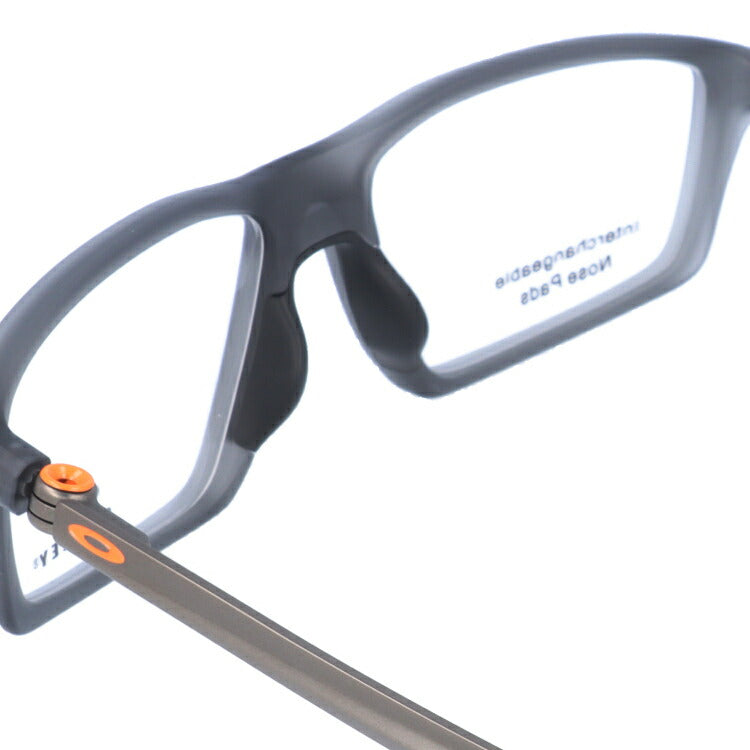 オークリー 眼鏡 フレーム OAKLEY メガネ CHAMBER チェンバー OX8138-0455 55 TrueBridge(4種ノーズパッド付) スクエア型 スポーツ メンズ レディース 度付き 度なし 伊達 ダテ めがね 老眼鏡 サングラス ラッピング無料