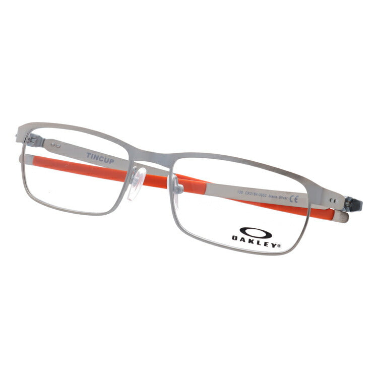 オークリー 眼鏡 フレーム OAKLEY メガネ TINCUP ティンカップ OX3184-0852 52 レギュラーフィット(調整可能ノーズパッド) スクエア型 メンズ レディース 度付き 度なし 伊達 ダテ めがね 老眼鏡 サングラス ラッピング無料