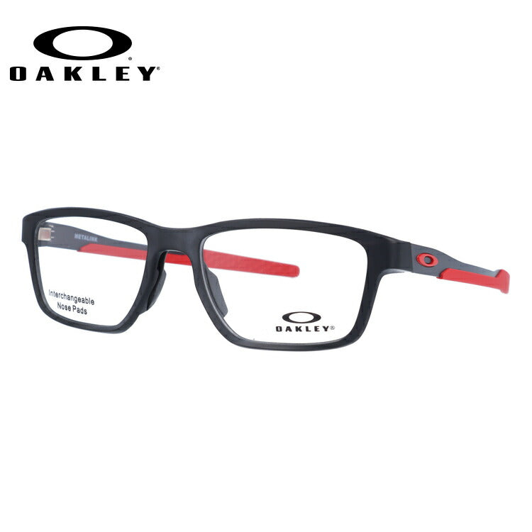 オークリー 眼鏡 フレーム OAKLEY メガネ METALINK メタリンク OX8153-0653 53 レギュラーフィット スクエア型 スポーツ メンズ レディース 度付き 度なし 伊達 ダテ めがね 老眼鏡 サングラス ラッピング無料