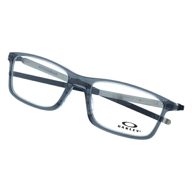 オークリー メガネフレーム ピッチマン 伊達メガネ レギュラーフィット OAKLEY PICHMAN OX8050-0657 57サイズ スクエア ユニセックス メンズ レディース めがね ラッピング無料