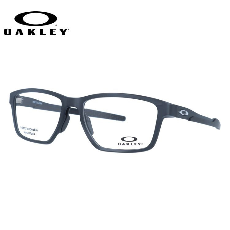 オークリー メガネフレーム メタリンク 伊達メガネ レギュラーフィット OAKLEY METALINK OX8153-0157 57サイズ スクエア ユニセックス メンズ レディース