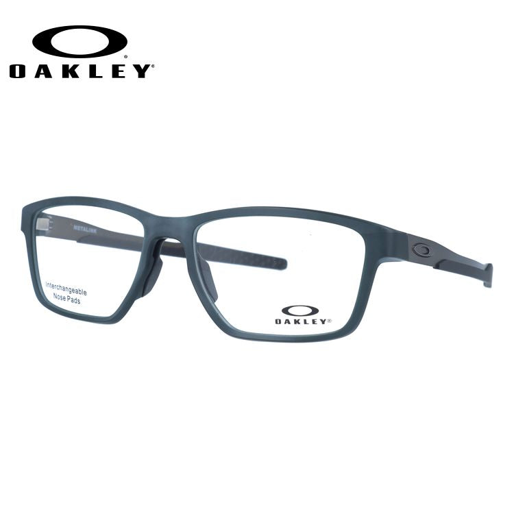 オークリー メガネフレーム メタリンク 伊達メガネ レギュラーフィット OAKLEY METALINK OX8153-0357 57サイズ スクエア ユニセックス メンズ レディース