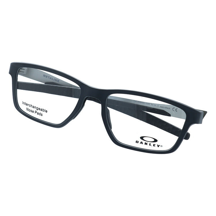 オークリー メガネフレーム メタリンク 伊達メガネ レギュラーフィット OAKLEY METALINK OX8153-1055 55サイズ スクエア ユニセックス メンズ レディース