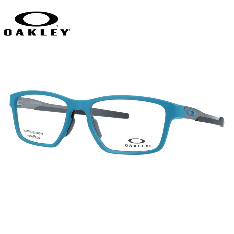 オークリー メガネフレーム メタリンク 伊達メガネ アジアンフィット OAKLEY METALINK OX8153-1255 55サイズ スクエア型 ユニセックス メンズ レディース