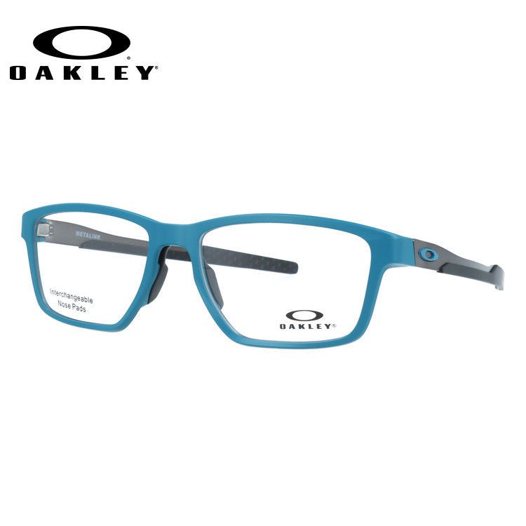 オークリー メガネフレーム メタリンク 伊達メガネ アジアンフィット OAKLEY METALINK OX8153-1257 57サイズ スクエア型 ユニセックス メンズ レディース