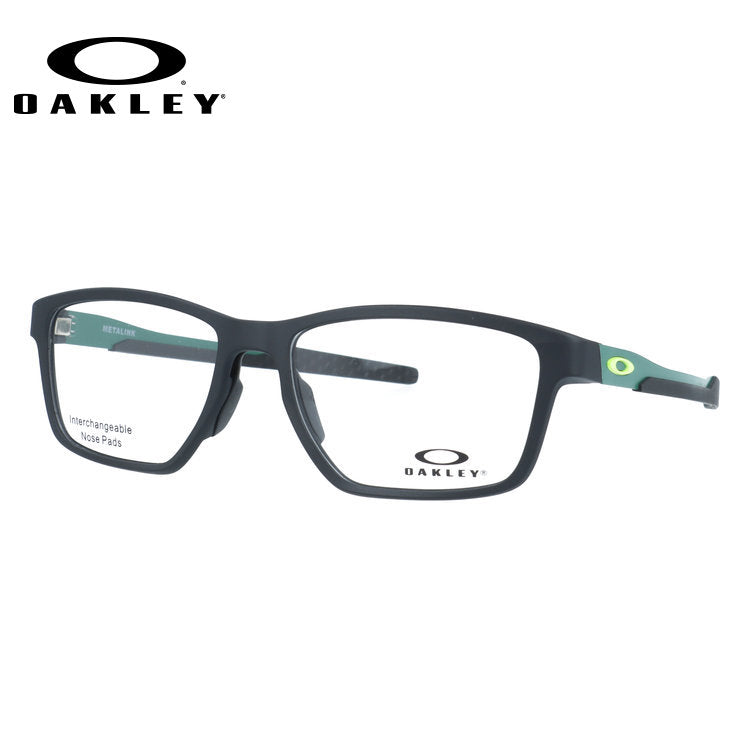 オークリー メガネフレーム メタリンク 伊達メガネ アジアンフィット OAKLEY METALINK OX8153-1357 57サイズ スクエア型 ユニセックス メンズ レディース