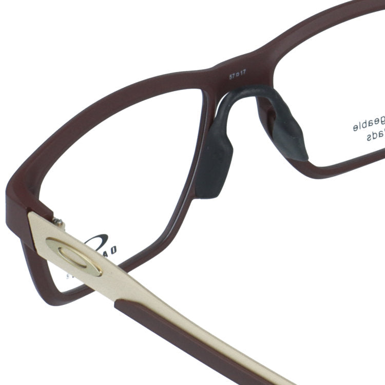 【選べる15色 ライトカラーレンズ】オークリー メガネフレーム メタリンク 伊達メガネ アジアンフィット OAKLEY METALINK OX8153-1457 57サイズ スクエア型 ユニセックス メンズ レディース【海外正規品】
