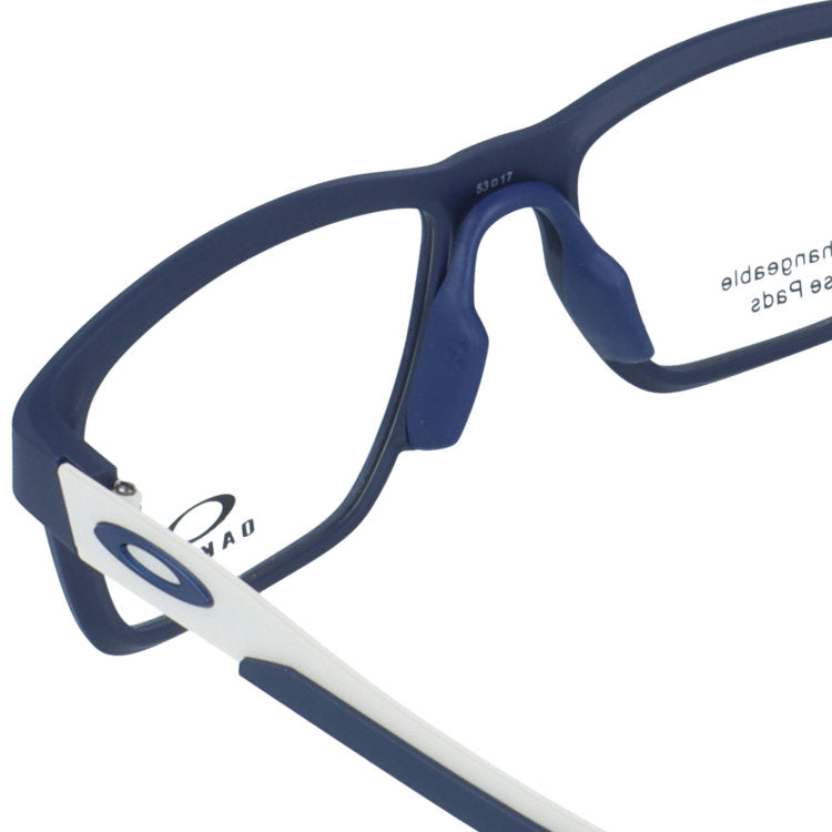 【選べる15色 ライトカラーレンズ】オークリー メガネフレーム メタリンク 伊達メガネ アジアンフィット OAKLEY METALINK OX8153-1653 53サイズ スクエア型 ユニセックス メンズ レディース【海外正規品】