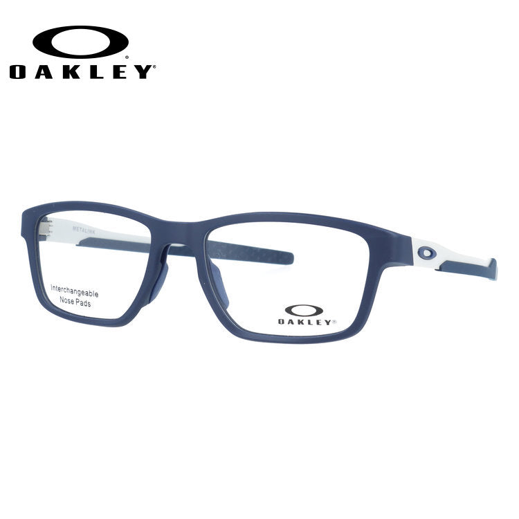 オークリー メガネフレーム メタリンク 伊達メガネ アジアンフィット OAKLEY METALINK OX8153-1653 53サイズ スクエア型 ユニセックス メンズ レディース