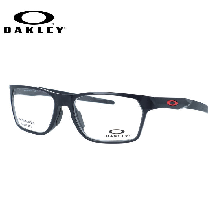 オークリー メガネフレーム ヘックスジェクター エー 伊達メガネ アジアンフィット OAKLEY HEX JECTOR (A) OX8174F-0354 54サイズ スクエア型 ベヨネッタメガネ 交換用ノーズパッド付き クロブチ ローブリッジフィット ユニセックス メンズ レディース