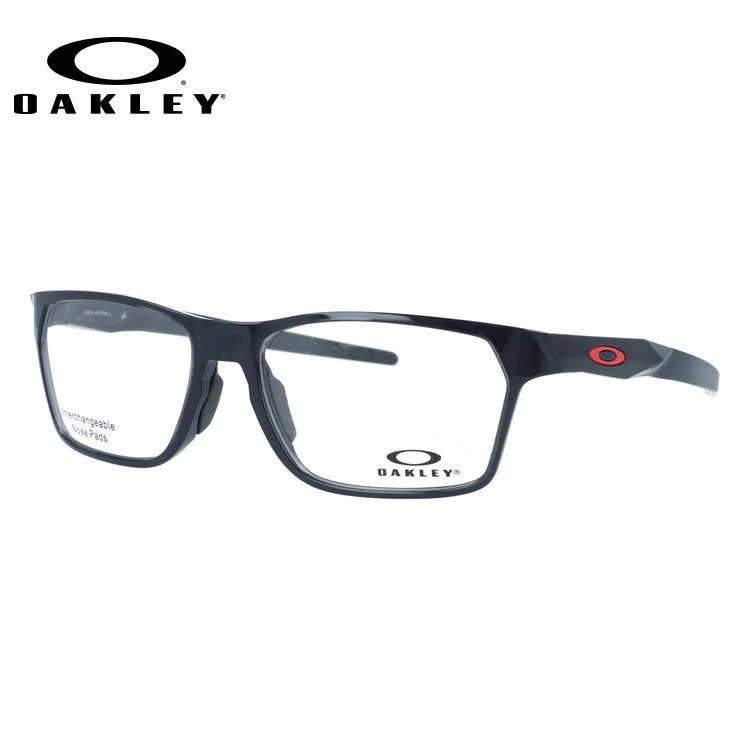オークリー メガネフレーム ヘックスジェクター エー 伊達メガネ アジアンフィット OAKLEY HEX JECTOR (A) OX8174F-0356 56サイズ スクエア型 大きめサイズ ベヨネッタメガネ 交換用ノーズパッド付き クロブチ ローブリッジ ユニセックス メンズ レディース