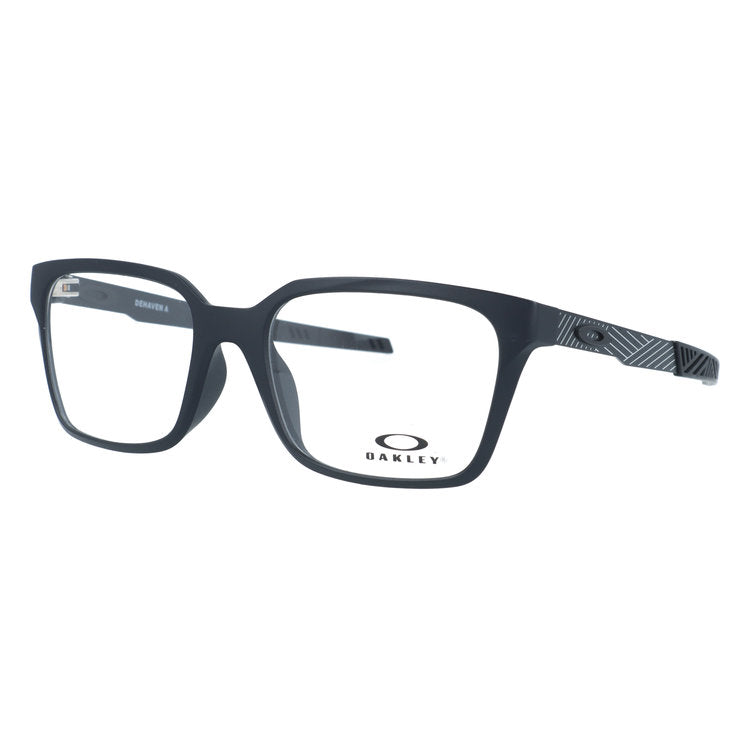 オークリー メガネフレーム ディヘヴン エー 伊達メガネ アジアンフィット OAKLEY DEHAVEN A OX8180F-0153 53サイズ ウェリントン型 ボーダー柄 ローブリッジフィット ユニセックス メンズ レディース
