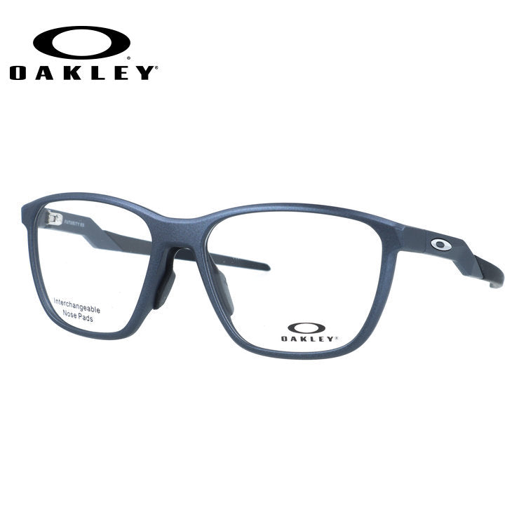 オークリー メガネフレーム フューチャリティ アールエス 伊達メガネ ユニバーサルフィット OAKLEY FUTURITY RS OX8186-0456 56サイズ ウェリントン型 交換用ノーズパッド付き ユニセックス メンズ レディース
