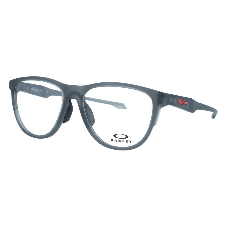 オークリー メガネフレーム アドミッションエー 伊達メガネ ローブリッジフィット OAKLEY ADMISSION A OX8056F-0255 55サイズ ウェリントン型 アジアンフィット 中顔面短縮眼鏡 ユニセックス メンズ レディース