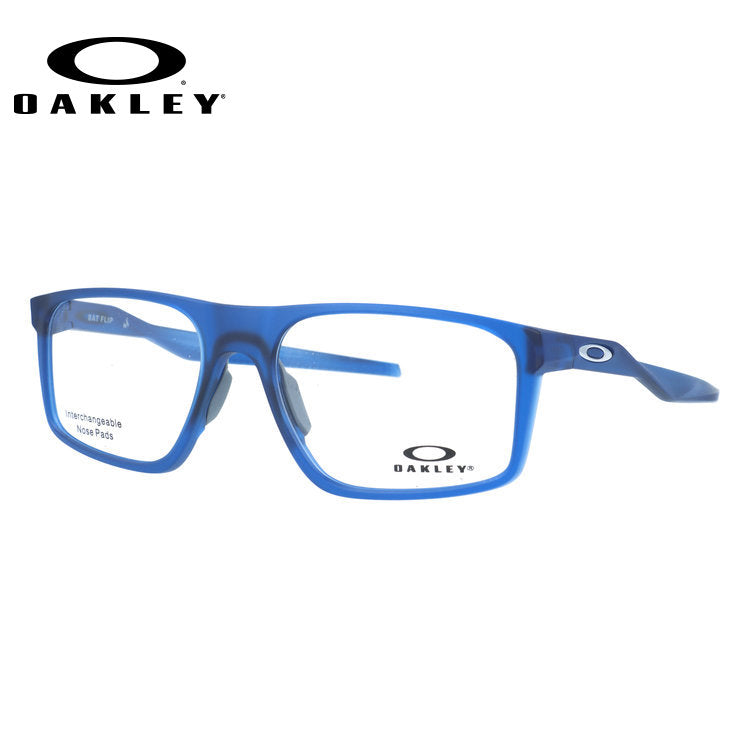 オークリー メガネフレーム バットフリップ 伊達メガネ ハイブリッジフィット OAKLEY BAT FLIP OX8183-0356 56サイズ スクエア型 レギュラーフィット 大きめ ユニセックス メンズ レディース