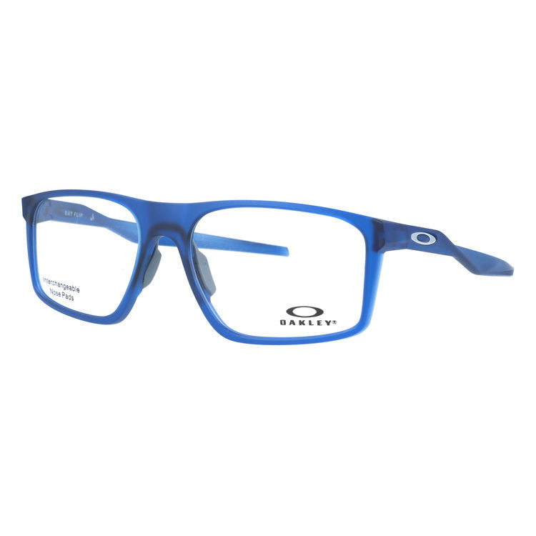 オークリー メガネフレーム バットフリップ 伊達メガネ ハイブリッジフィット OAKLEY BAT FLIP OX8183-0358 58サイズ スクエア型 レギュラーフィット 大きめ ユニセックス メンズ レディース