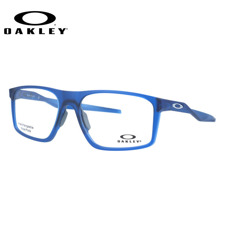 オークリー メガネフレーム バットフリップ 伊達メガネ ハイブリッジフィット OAKLEY BAT FLIP OX8183-0358 58サイズ スクエア型 レギュラーフィット 大きめ ユニセックス メンズ レディース
