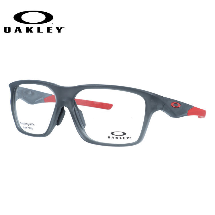 オークリー メガネフレーム ヴァーサフューズSQ 伊達メガネ ユニバーサルフィット OAKLEY VERSAFUSE SQ OX8201-0258 58サイズ スクエア型 交換パーツ付 ユニセックス メンズ レディース 大きめ